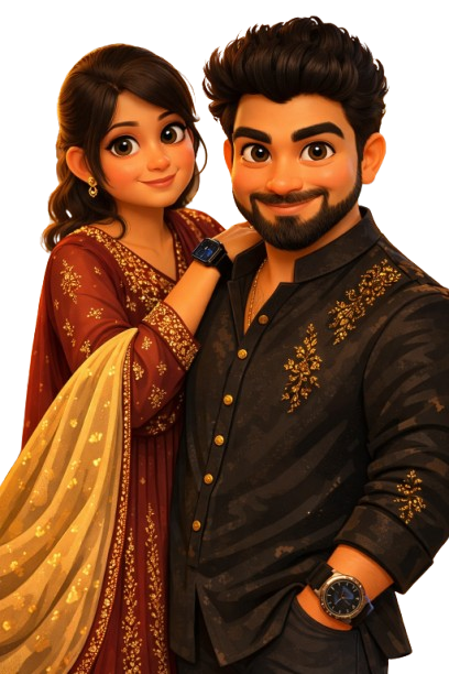 Martin and Jenifer illustration